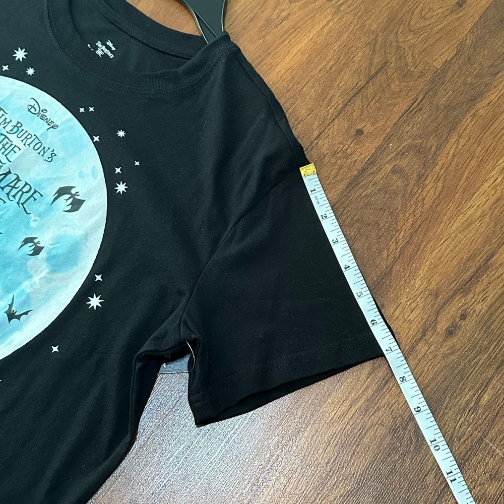 Disney Black T-Shirt with Nightmare Before Christmas Design - Picture 7 of 9